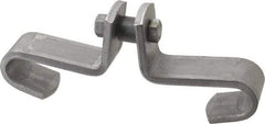 Made in USA - 3/8" Rod Center Beam Clamp - 1,000 Lb Capacity, Carbon Steel - Americas Industrial Supply