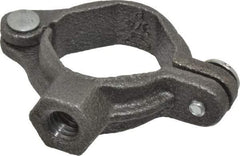 Value Collection - 3/4" Pipe, 3/8" Rod, Extension Split Pipe Clamp - 180 Lb Capacity, Malleable Iron - Americas Industrial Supply