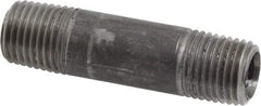 Value Collection - Schedule 40, 1/4" Diam x 2" Long Steel Black Pipe Nipple - Threaded - Americas Industrial Supply