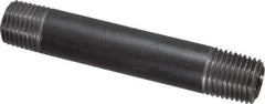 Value Collection - Schedule 40, 1/4" Diam x 3" Long Steel Black Pipe Nipple - Threaded - Americas Industrial Supply