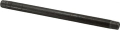 Value Collection - Schedule 40, 1/4" Diam x 8" Long Steel Black Pipe Nipple - Threaded - Americas Industrial Supply