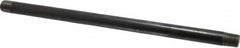 Value Collection - Schedule 40, 1/4" Diam x 10" Long Steel Black Pipe Nipple - Threaded - Americas Industrial Supply