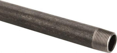 Made in USA - Schedule 40, 3/4" Diam x 24" Long Steel Black Pipe Nipple - Threaded - Americas Industrial Supply