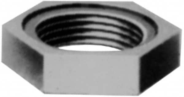 B&K Mueller - Class 150, 1-1/2" Galvanized Pipe Hex Locknut - Threaded, Malleable Iron - Americas Industrial Supply