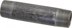 Made in USA - Schedule 80, 3/4" Diam x 4" Long Steel Black Pipe Nipple - Threaded - Americas Industrial Supply