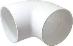 Value Collection - 6" PVC Plastic Pipe 90° Elbow - Schedule 40, Slip x Slip End Connections - Americas Industrial Supply