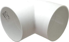 Value Collection - 8" PVC Plastic Pipe 90° Elbow - Schedule 40, Slip x Slip End Connections - Americas Industrial Supply