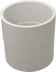 Value Collection - 3" PVC Plastic Pipe Coupling - Schedule 40, Slip x Slip End Connections - Americas Industrial Supply