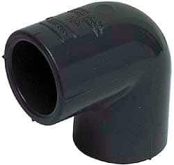 Value Collection - 8" PVC Plastic Pipe 90° Elbow - Schedule 80, Slip x Slip End Connections - Americas Industrial Supply