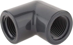 Value Collection - 1/2" PVC Plastic Pipe 90° Elbow - Schedule 80, FIPT x FIPT End Connections - Americas Industrial Supply