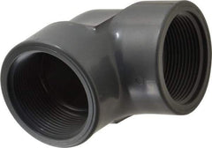 Value Collection - 2-1/2" PVC Plastic Pipe 90° Elbow - Schedule 80, FIPT x FIPT End Connections - Americas Industrial Supply