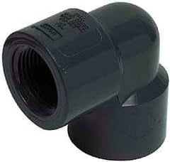 Value Collection - 3" CPVC Plastic Pipe 90° Elbow - Schedule 80, FIPT x FIPT End Connections - Americas Industrial Supply