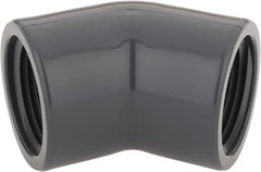 Value Collection - 3/4" PVC Plastic Pipe 45° Elbow - Schedule 80, FIPT x FIPT End Connections - Americas Industrial Supply