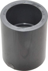Value Collection - 1-1/4" PVC Plastic Pipe Coupling - Schedule 80, Slip x Slip End Connections - Americas Industrial Supply