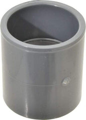 Value Collection - 2" PVC Plastic Pipe Coupling - Schedule 80, Slip x Slip End Connections - Americas Industrial Supply