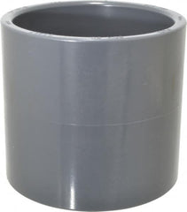 Value Collection - 4" PVC Plastic Pipe Coupling - Schedule 80, Slip x Slip End Connections - Americas Industrial Supply