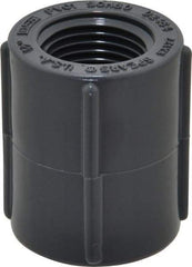 Value Collection - 1/2" PVC Plastic Pipe Coupling - Schedule 80, FIPT x FIPT End Connections - Americas Industrial Supply