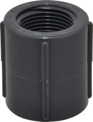 Value Collection - 3/4" PVC Plastic Pipe Coupling - Schedule 80, FIPT x FIPT End Connections - Americas Industrial Supply