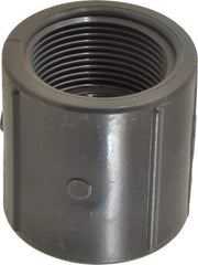 Value Collection - 1-1/4" PVC Plastic Pipe Coupling - Schedule 80, FIPT x FIPT End Connections - Americas Industrial Supply