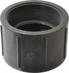 Value Collection - 4" PVC Plastic Pipe Coupling - Schedule 80, FIPT x FIPT End Connections - Americas Industrial Supply
