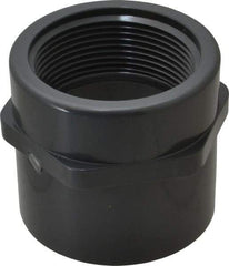 Value Collection - 2-1/2" PVC Plastic Pipe Female Adapter - Schedule 80, Slip x FIPT End Connections - Americas Industrial Supply