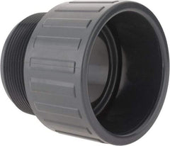 Value Collection - 3" PVC Plastic Pipe Male Adapter - Schedule 80, Slip x MIPT End Connections - Americas Industrial Supply