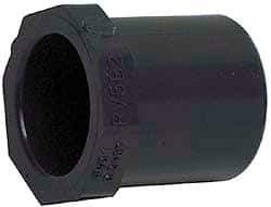Value Collection - 8 x 6" PVC Plastic Pipe Bushing - Schedule 40, Spig x Slip End Connections - Americas Industrial Supply