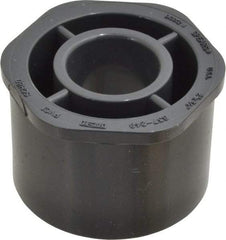 Value Collection - 2 x 3/4" PVC Plastic Pipe Bushing - Schedule 80, Spig x Slip End Connections - Americas Industrial Supply