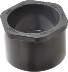 Value Collection - 2-1/2 x 2" PVC Plastic Pipe Bushing - Schedule 80, Spig x Slip End Connections - Americas Industrial Supply