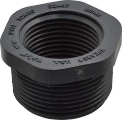 Value Collection - 1-1/4 x 1" PVC Plastic Pipe Bushing - Schedule 80, MIPT x FIPT End Connections - Americas Industrial Supply
