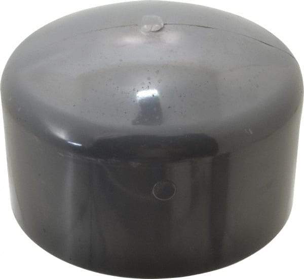 Value Collection - 6" PVC Plastic Pipe End Cap - Schedule 80, Slip End Connections - Americas Industrial Supply