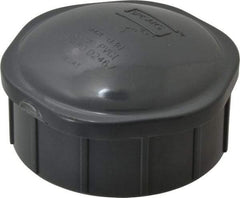 Value Collection - 3" PVC Plastic Pipe End Cap - Schedule 80, FIPT End Connections - Americas Industrial Supply
