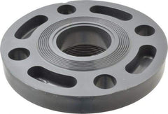 Value Collection - 2" PVC Plastic Pipe Flange (One Piece) - Schedule 80, FIPT End Connections - Americas Industrial Supply