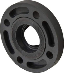 Value Collection - 2-1/2" PVC Plastic Pipe Flange (Two Piece) - Schedule 80, Spig End Connections - Americas Industrial Supply