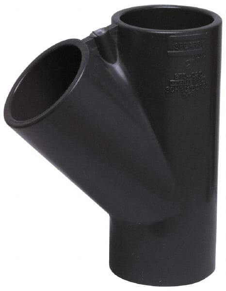 Value Collection - 4" CPVC Plastic Pipe Wye - Schedule 80, Slip End Connections - Americas Industrial Supply