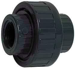 Value Collection - 4" CPVC Plastic Pipe Union with EPDM O-Ring - Schedule 80, FIPT x FIPT End Connections - Americas Industrial Supply
