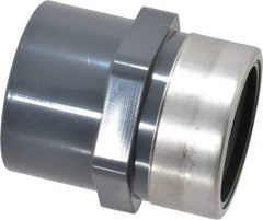 Value Collection - 1" PVC Plastic Pipe Reinforced Female Adapter - Slip x SR FIPT End Connections - Americas Industrial Supply