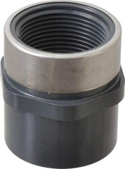 Value Collection - 1-1/4" PVC Plastic Pipe Reinforced Female Adapter - Slip x SR FIPT End Connections - Americas Industrial Supply