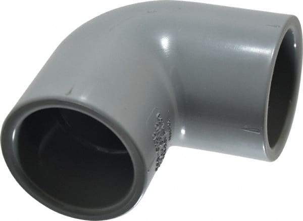 Value Collection - 1-1/4" CPVC Plastic Pipe 90° Elbow - Schedule 80, Slip x Slip End Connections - Americas Industrial Supply