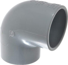 Value Collection - 3" CPVC Plastic Pipe 90° Elbow - Schedule 80, Slip x Slip End Connections - Americas Industrial Supply