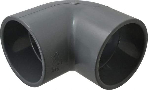 Value Collection - 4" CPVC Plastic Pipe 90° Elbow - Schedule 80, Slip x Slip End Connections - Americas Industrial Supply