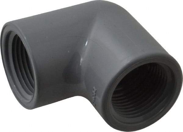 Value Collection - 3/4" CPVC Plastic Pipe 90° Elbow - Schedule 80, FIPT x FIPT End Connections - Americas Industrial Supply