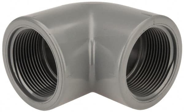 Value Collection - 1-1/2" CPVC Plastic Pipe 90° Elbow - Schedule 80, FIPT x FIPT End Connections - Americas Industrial Supply