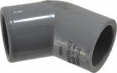 Value Collection - 3/4" CPVC Plastic Pipe 45° Elbow - Schedule 80, Slip x Slip End Connections - Americas Industrial Supply