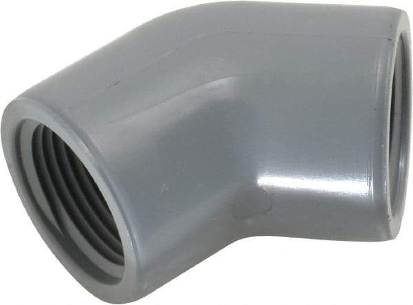 Value Collection - 3/4" CPVC Plastic Pipe 45° Elbow - Schedule 80, FIPT x FIPT End Connections - Americas Industrial Supply