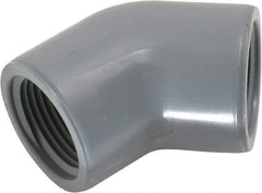 Value Collection - 3/4" CPVC Plastic Pipe 45° Elbow - Schedule 80, FIPT x FIPT End Connections - Americas Industrial Supply