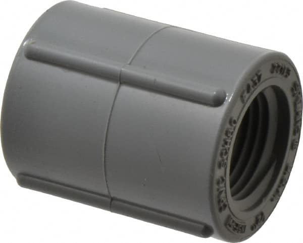 Value Collection - 1/2" CPVC Plastic Pipe Coupling - Schedule 80, FIPT x FIPT End Connections - Americas Industrial Supply