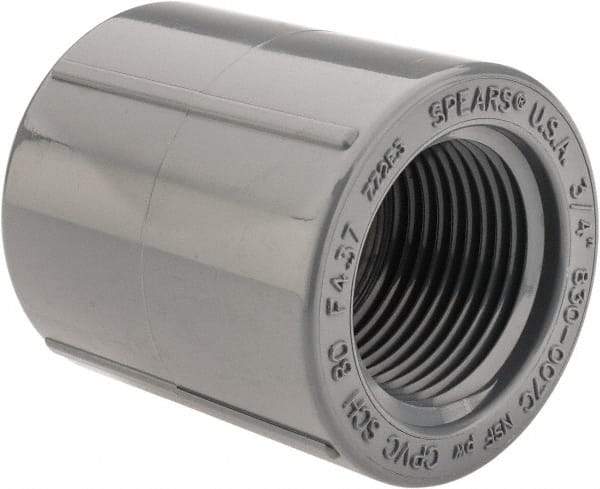 Value Collection - 3/4" CPVC Plastic Pipe Coupling - Schedule 80, FIPT x FIPT End Connections - Americas Industrial Supply