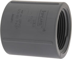 Value Collection - 1-1/4" CPVC Plastic Pipe Coupling - Schedule 80, FIPT x FIPT End Connections - Americas Industrial Supply