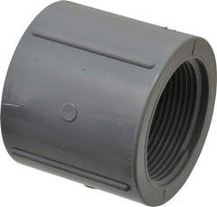 Value Collection - 1-1/2" CPVC Plastic Pipe Coupling - Schedule 80, FIPT x FIPT End Connections - Americas Industrial Supply